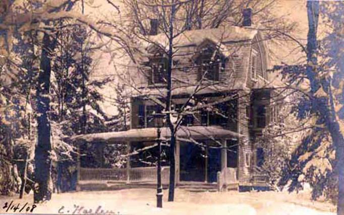 Hammonton - House after blizzard - 1908