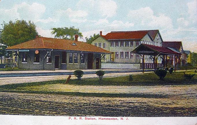 Hammonton - Railroad Station - c 1910