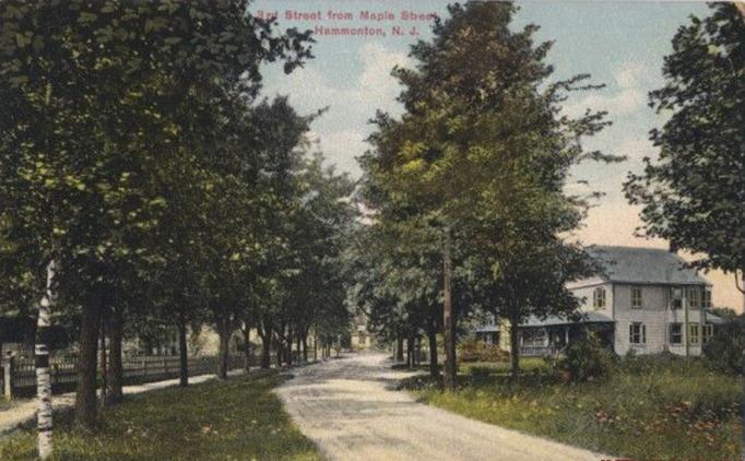Hammonton - Third Street from Maple - 1913