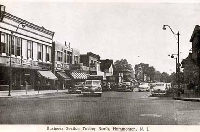 hammonton - Downtown -  c 1940s