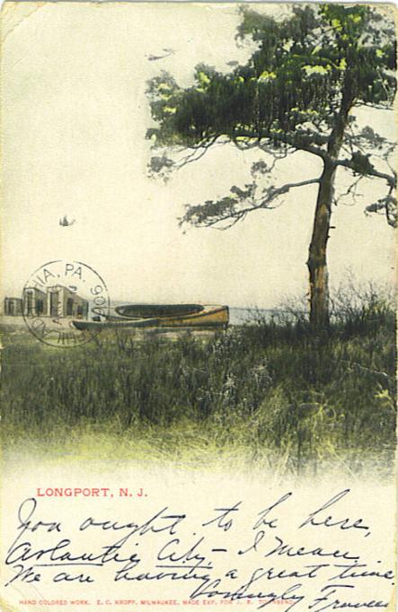 Longport - A weatherbeaten pine bt the bay - 1906