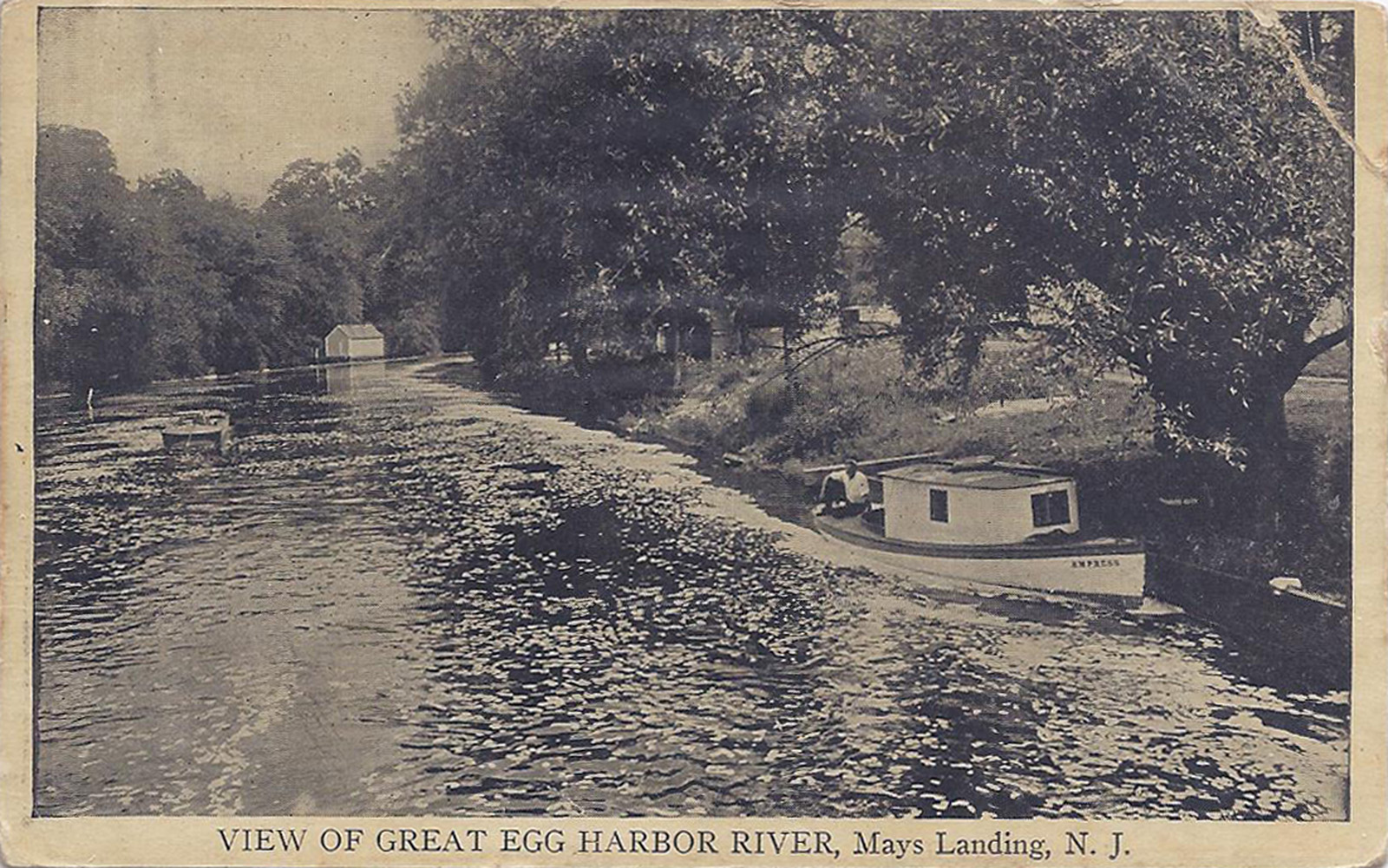 Mays Landing - Great Egg Harbor River view - 1923