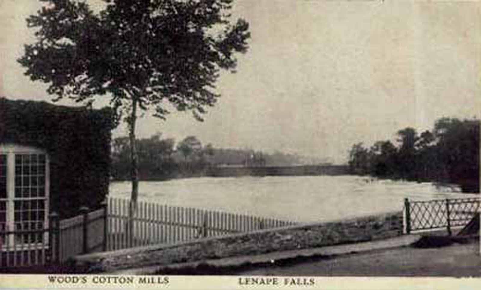 Mays Landing - Lenape Falls at Woods Cotton Mill - c 1910