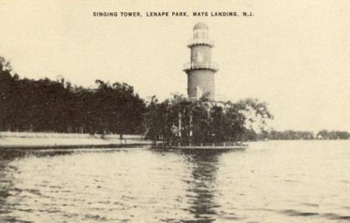 Mays Landing - The Singing Tower at Lake Lenape - 1930s