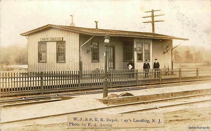 Mays Landing - West Jersey and Seashore Line Depot - 1909