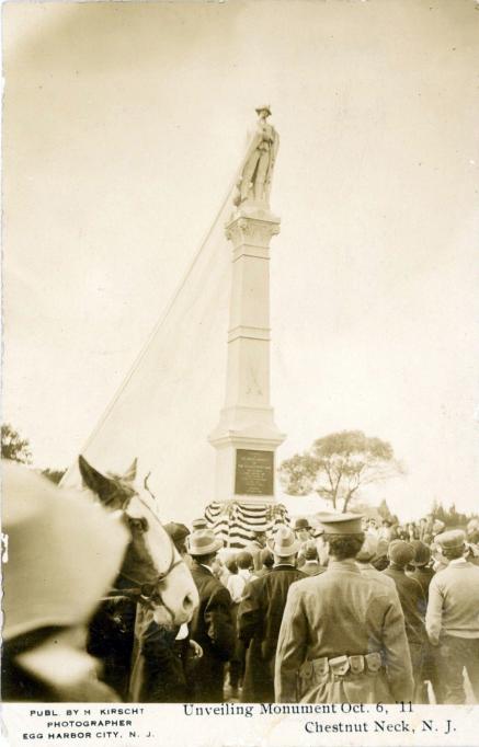 Port Republic - Chestnut Neck - Unveiling the monument at Chestnut Neck - October 6 1911