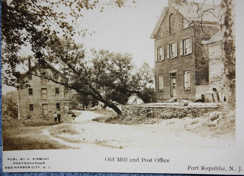 Port Republic - The Old Mill and Post Office - c 1910 copy