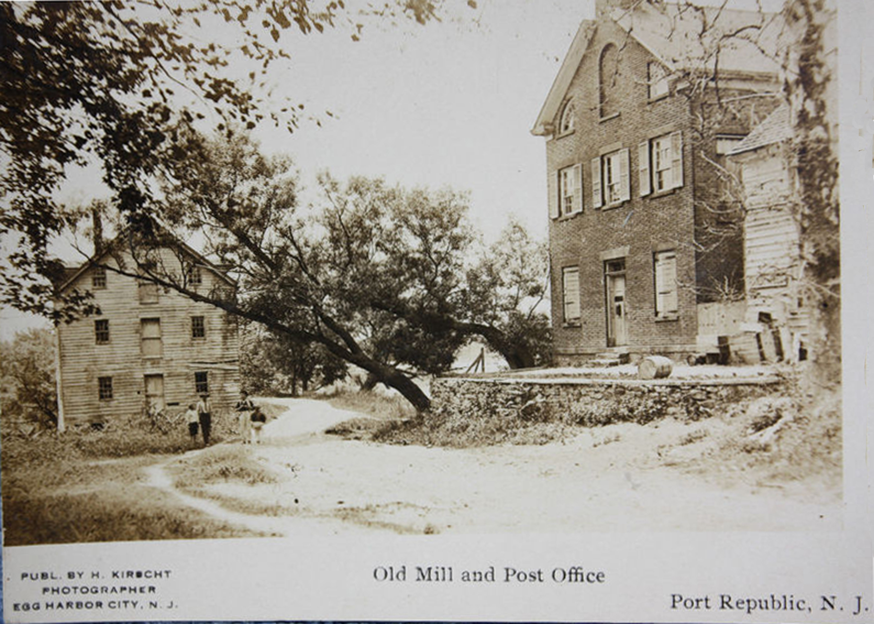 Port Republic - The Old Mill and Post Office - c 1910