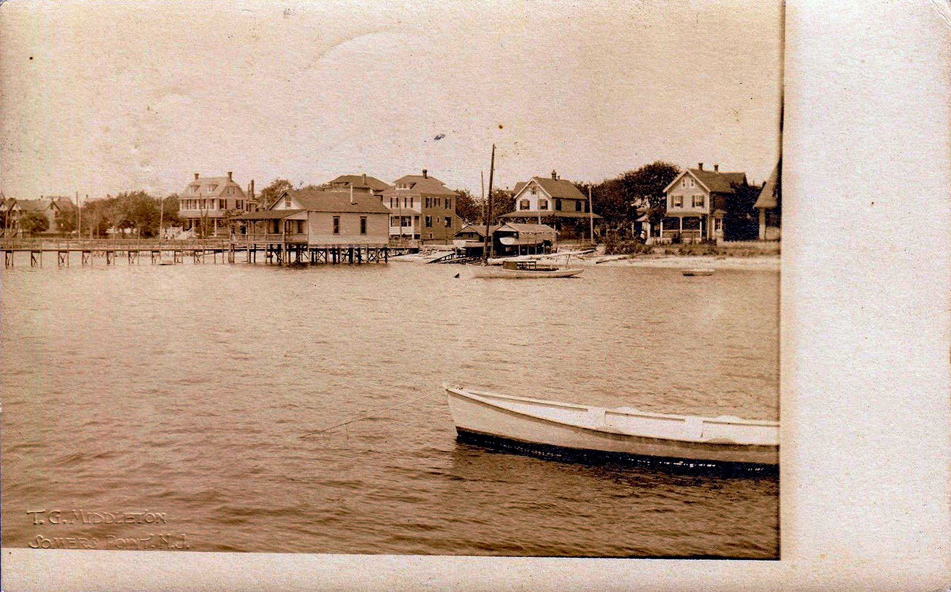Somers Point - Atlantic County - On the waterfront - c 1910