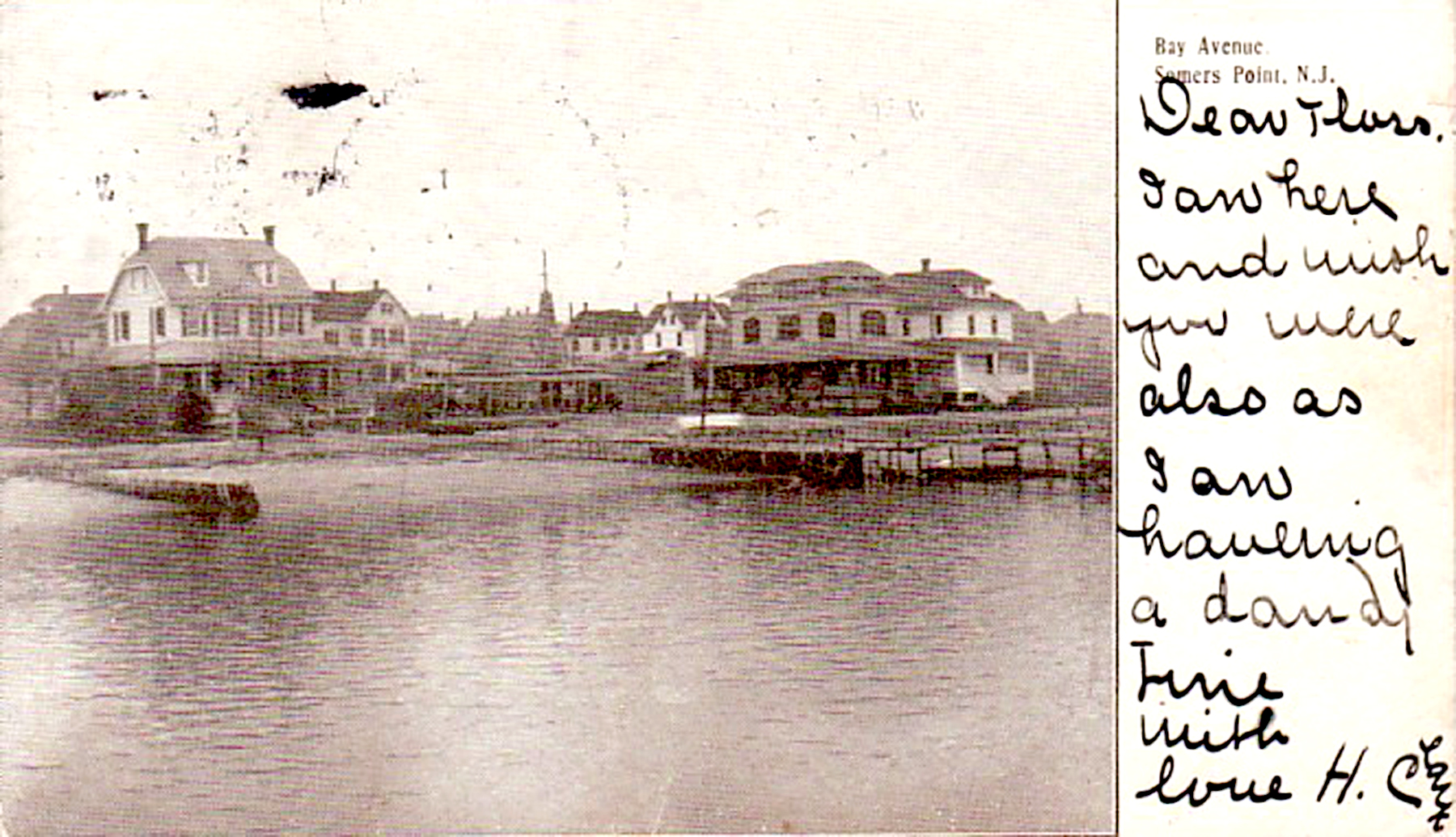 Somers Point - Bay Avenue - 1906