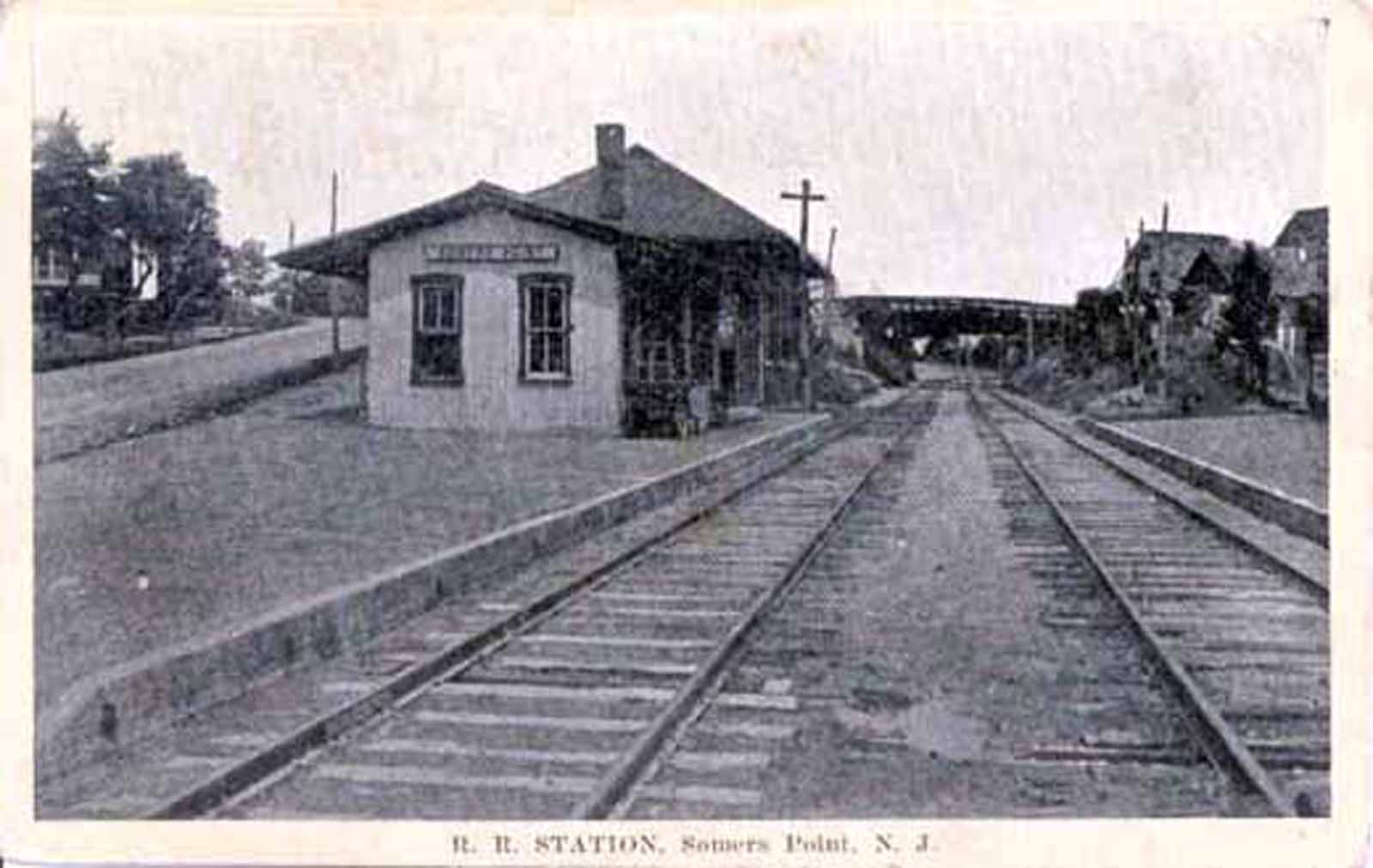 Somers Point - Railroad Station - 1920