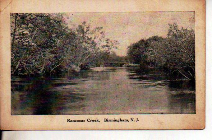 Birmingham - A view of Rancocas Creek - c 1910