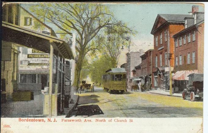 Bordentown - Farnsworth Avenue North of Church Street - 1909