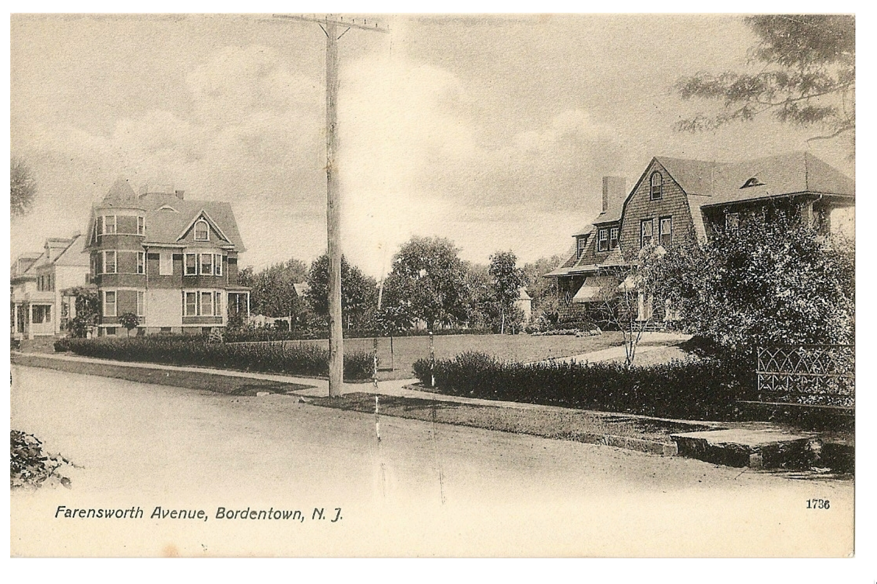 Bordentown - Homes on Farnsworth Avenue - c 1910s