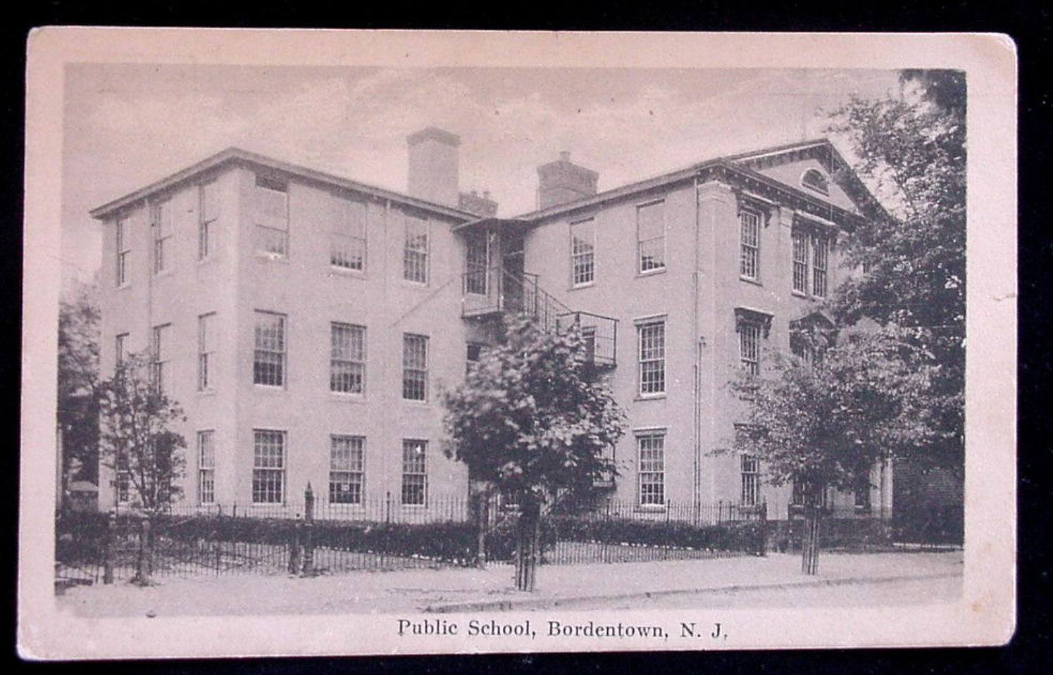 Bordentown - Public School - c 1910