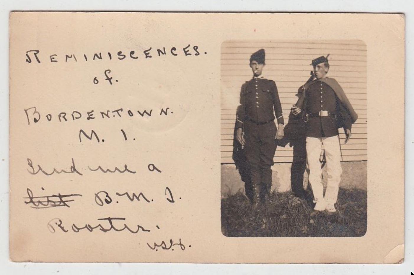 Bordentown - Students from Bordentown Military Institute - c 1910