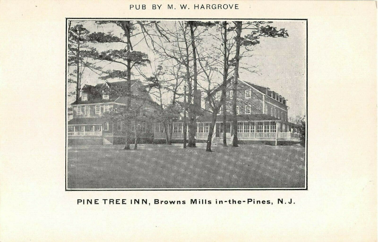 Browns Mills - Pine Tree Inn - 1905