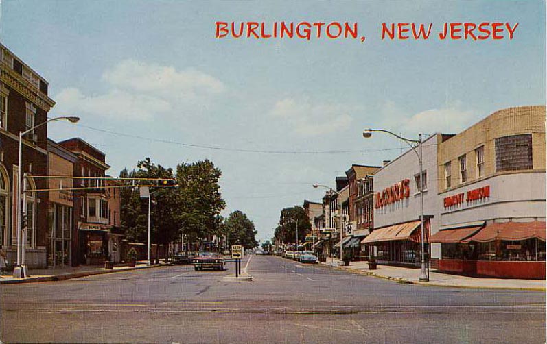 BURLINGTON NJ 1950s Car Department Stor