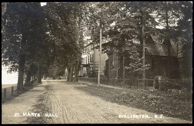 Burlington - A view of Saint Marys Hall - c 1910