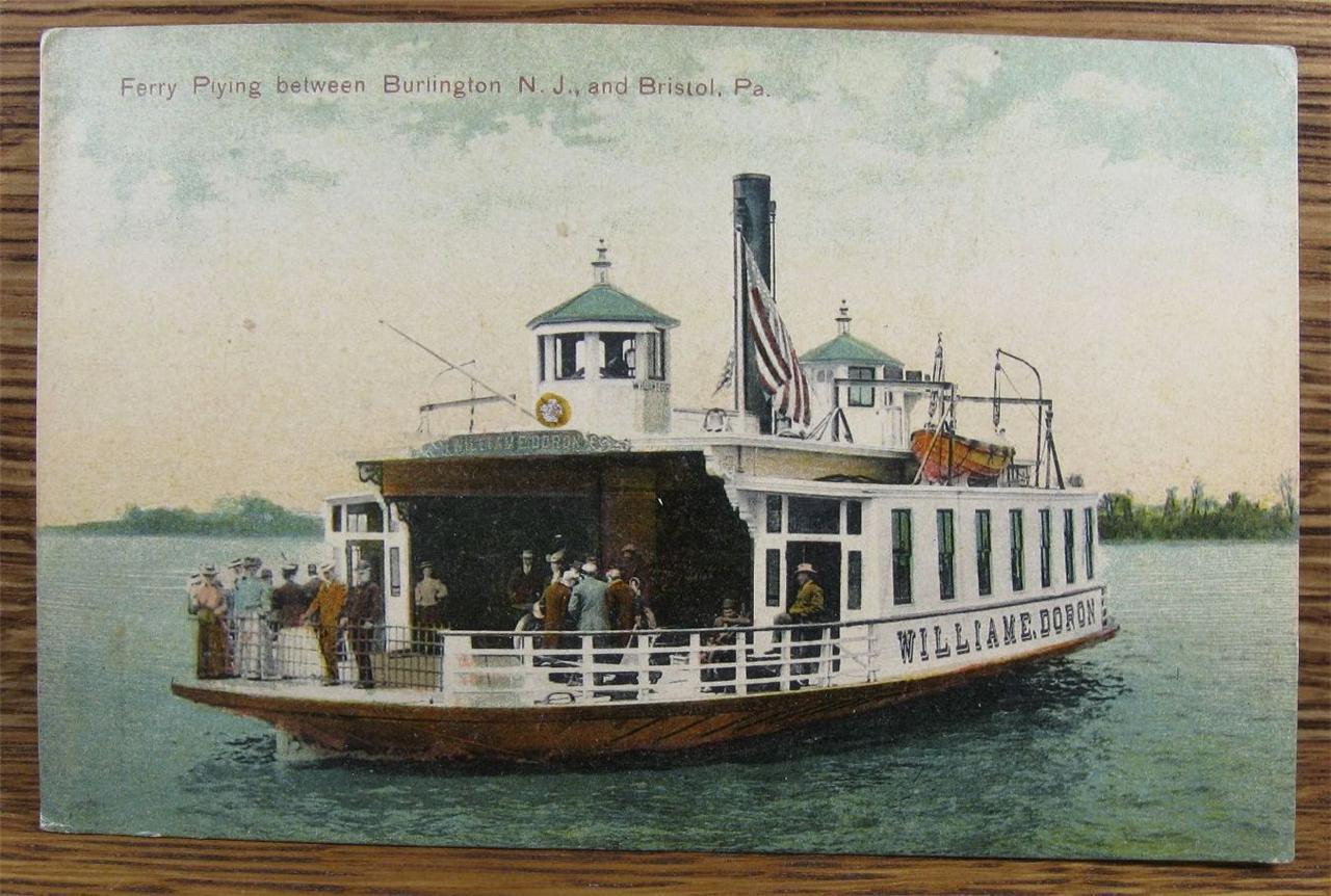 Burlington - Burlington Bristol Ferry William E Doron - c 1910