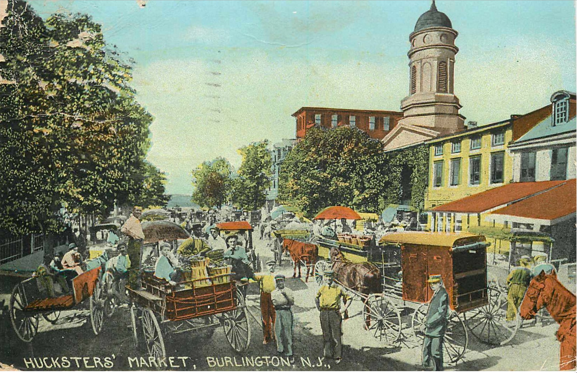 Burlington - Hucksters Market - c 1910 copy copy