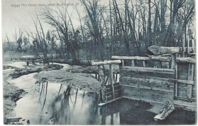 Burlington - Riggs Mill Pond Dam - 1910