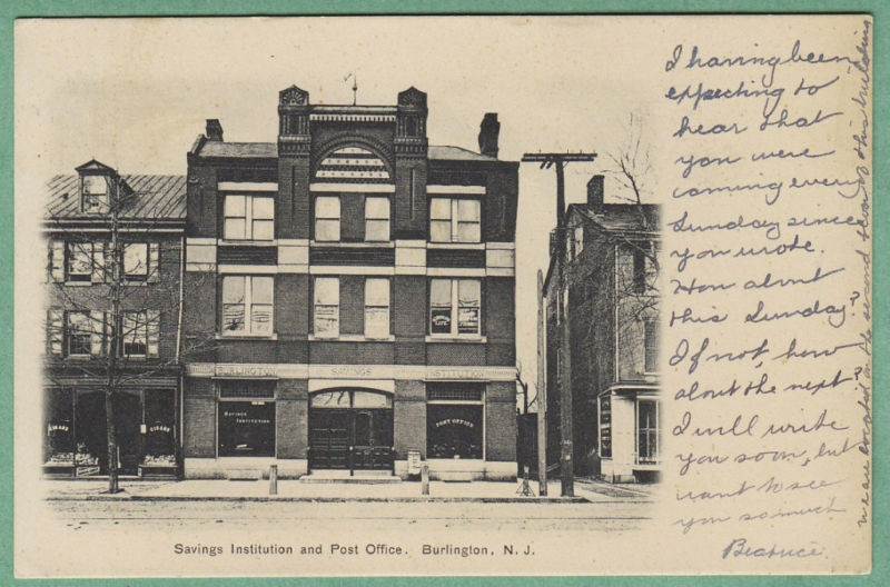 Burlington - Savings Institution and Post Office - 1915 copy