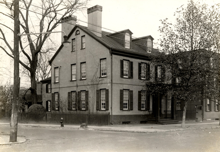 brlngtnIsaac Collins House, Broad Street, Burlington, ca. 1780-1790nja
