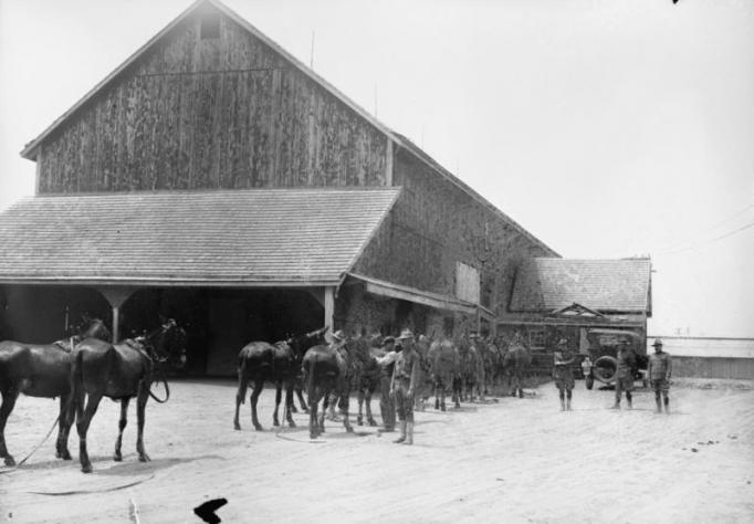 Camp Dix - Barn or Stables - c 1918 copy