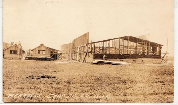 Camp Dix - Barracks under construction - 1917