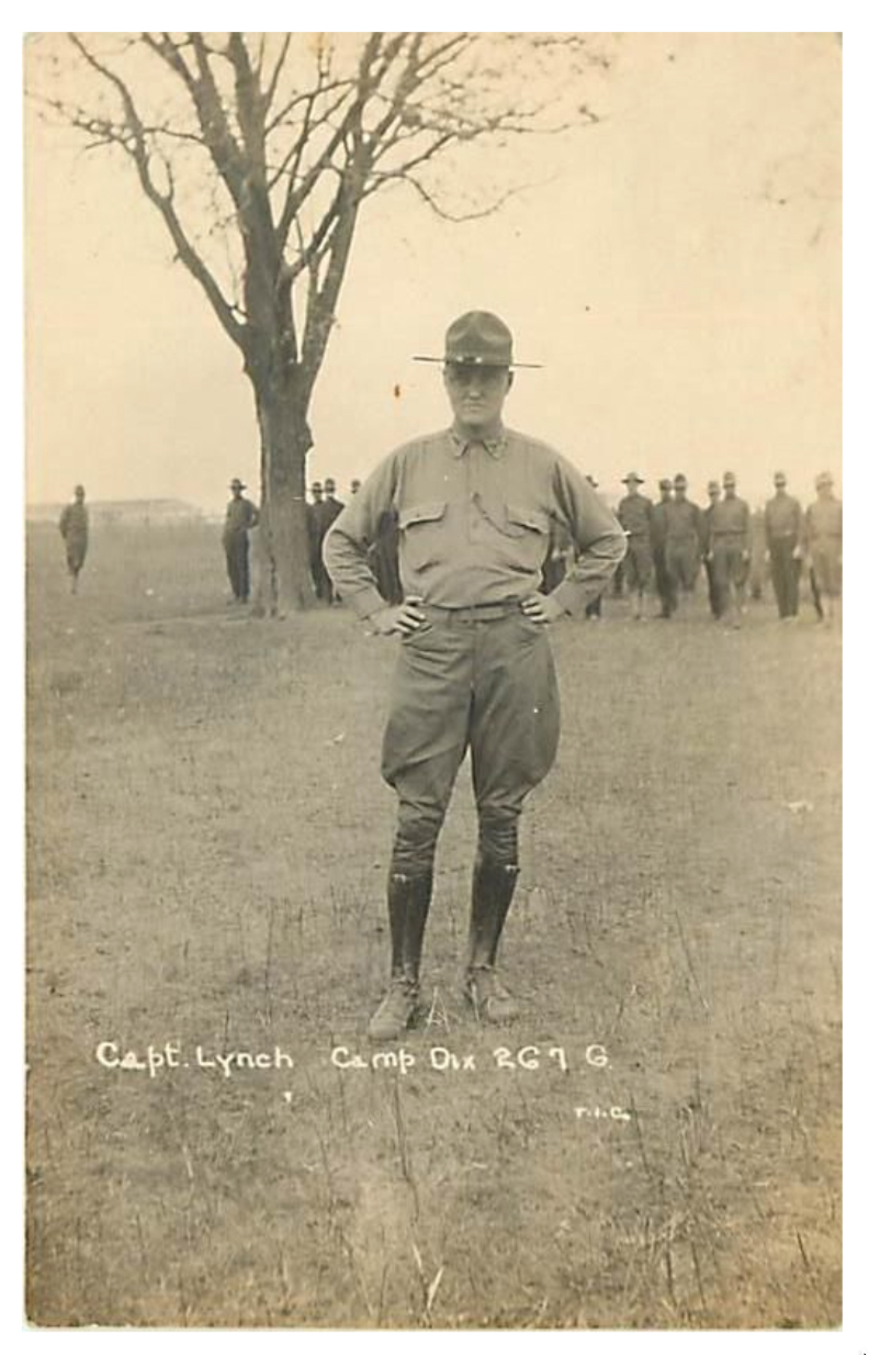 Camp Dix - Captain Lynch - c 1917-18 - b