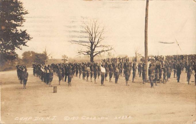 Camp Dix - Filling out the ranks c ww1