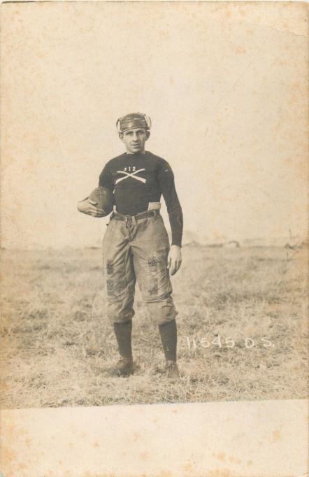 Camp Dix - Football player - 1917