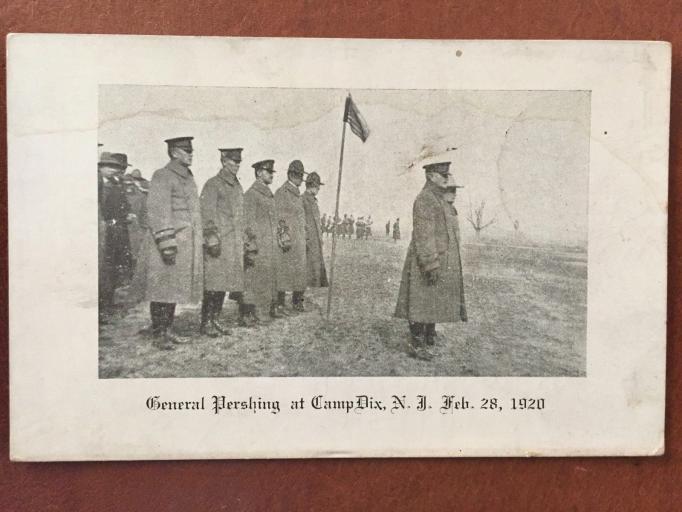 Camp Dix - General Pershing visits - February 28 1920