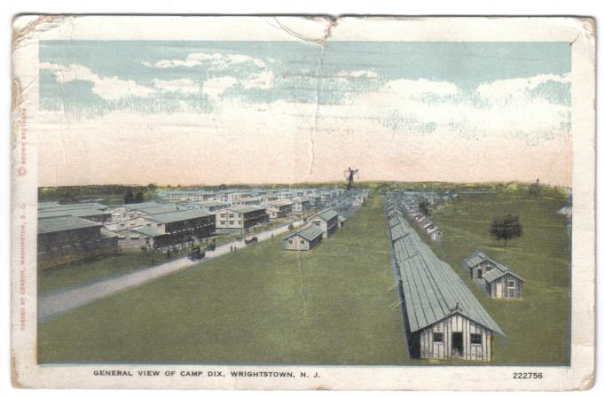 Camp Dix - General View - c 1917-19