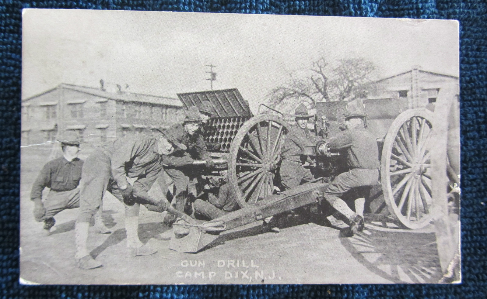 Camp Dix - Gun Drill - c 1918