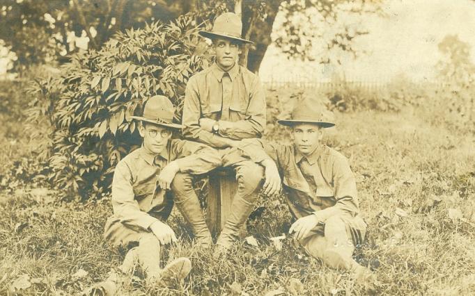 Camp Dix - Soldiers taking a breather - c 198