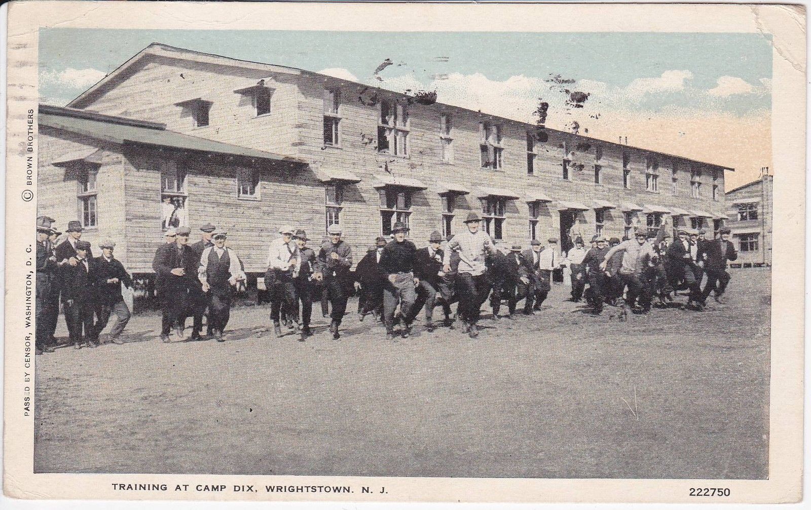 Camp Dix - Very basic training at Camp Dix - 1917-19