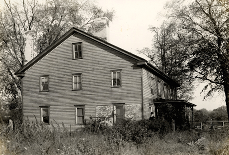 38. Frame house, old Monmouth Road east of Wrightstown Road intersection, near Sykesville, Chesterfield Twp., 1757