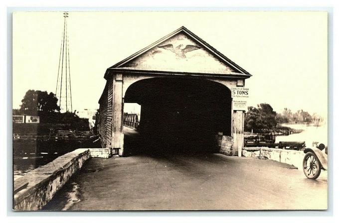 Delran - Covered Bridge - c 1910s-20s