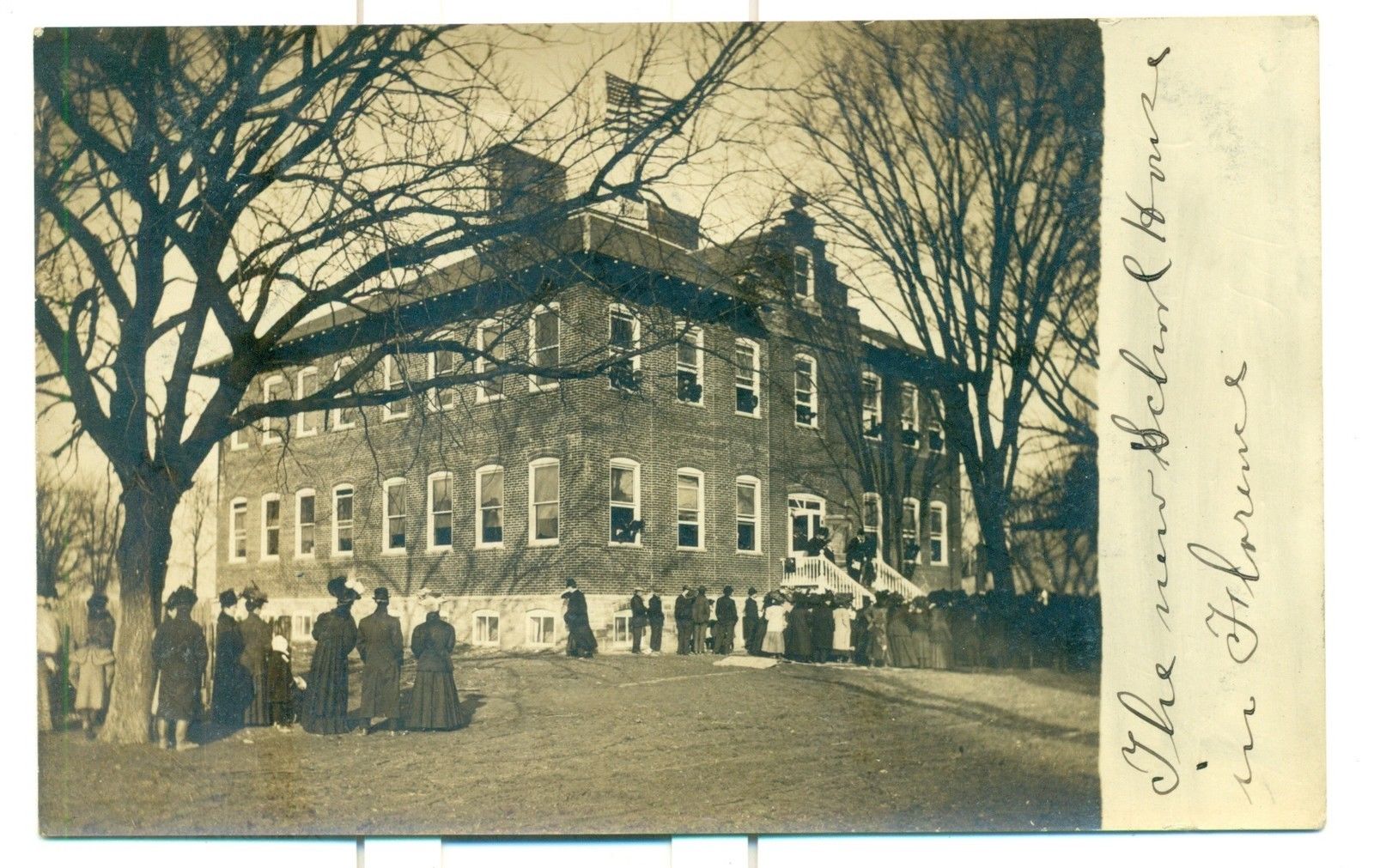 Florence  The new school house   c 1910