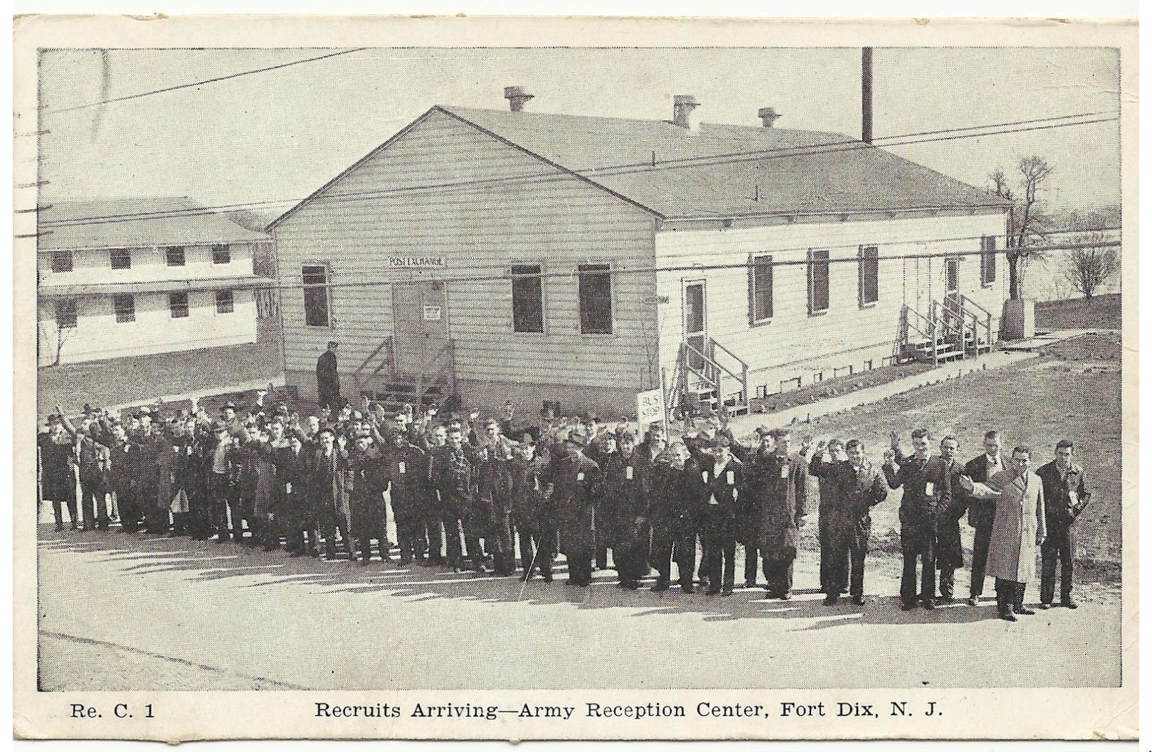 Fort Dix - Recruits at the Army Reception Center - 1945