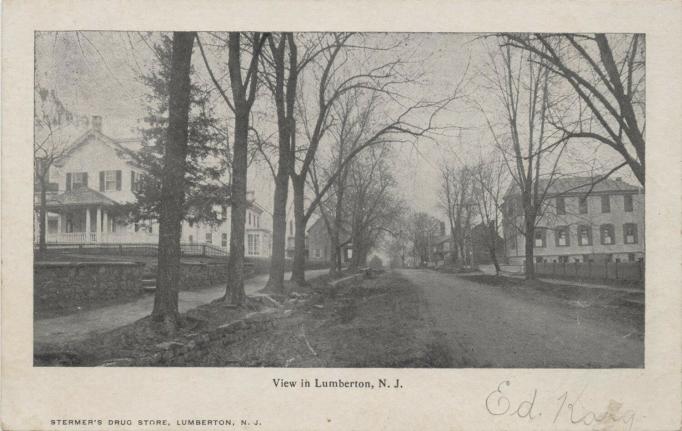Lumberton - Street view - c 1910
