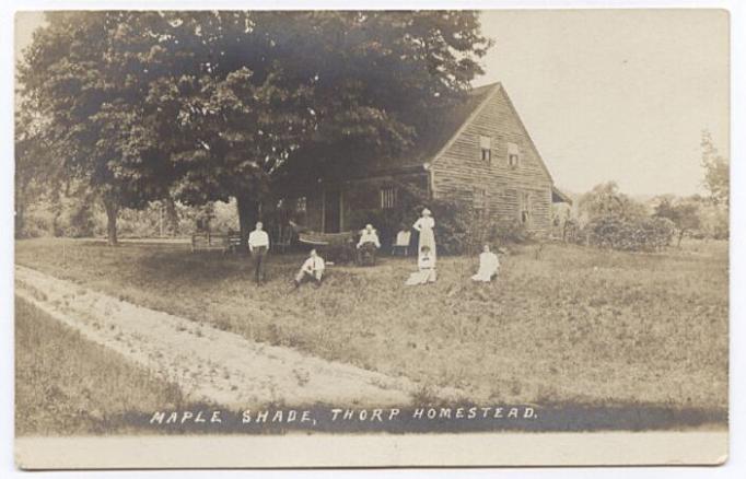 Maple shade - Thorp Homestead - c 1910