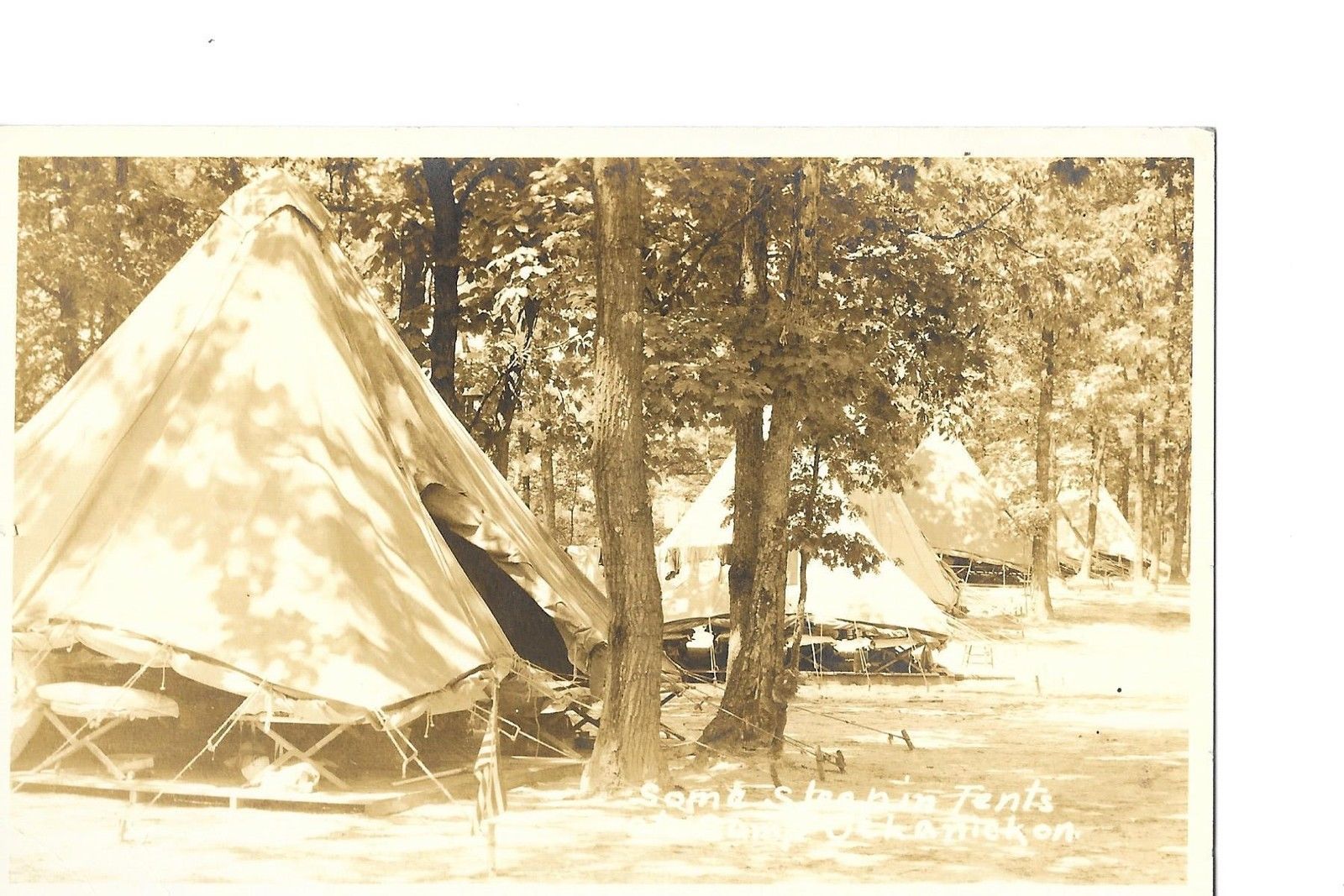 Medford - Camp Ockanickon - Sleeping tens - 1937
