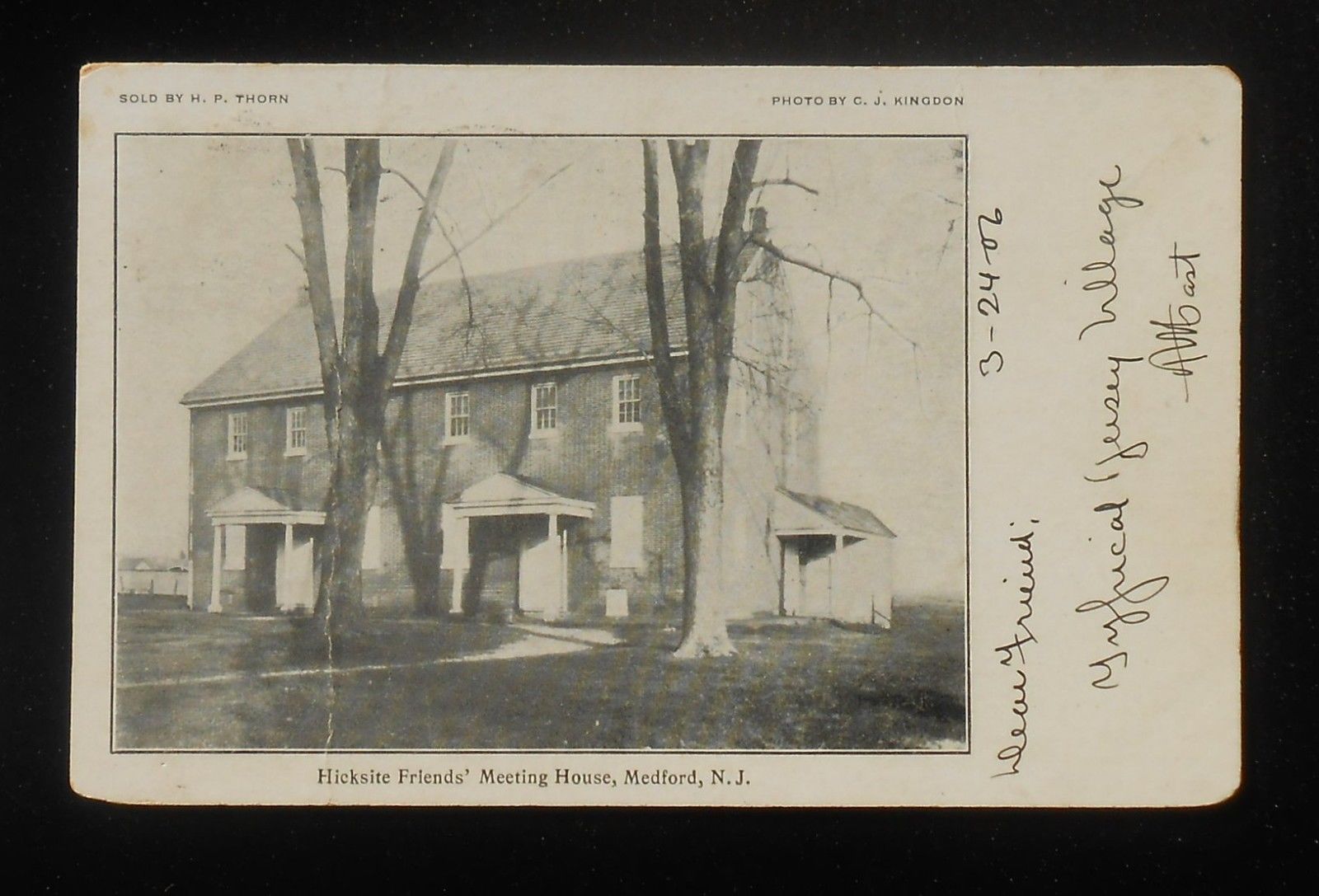 Medford - Hicksitte Friends MeetingHouse - 1906