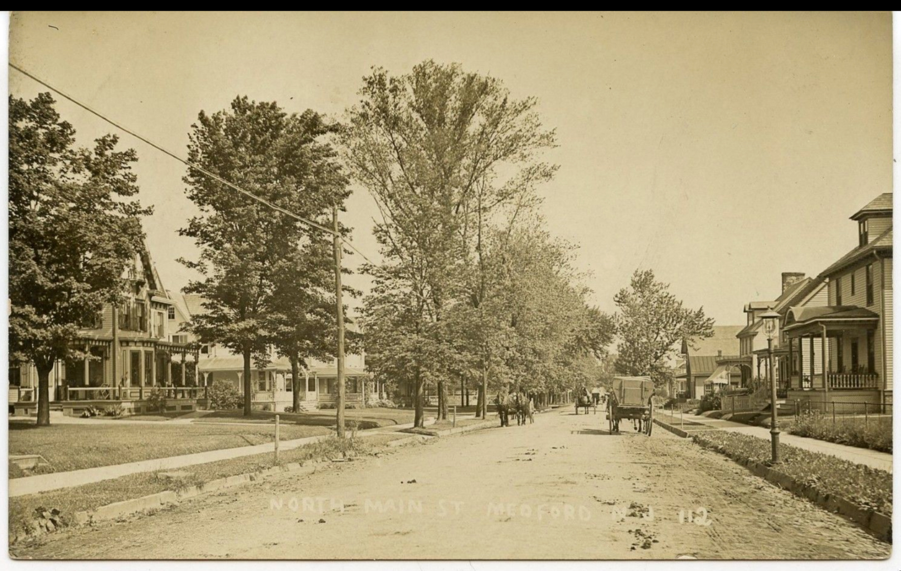 Medford - Horse drawn on Main Street - c 1910