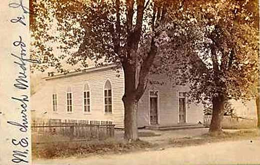 Medford - Methodist Church view - c 1910