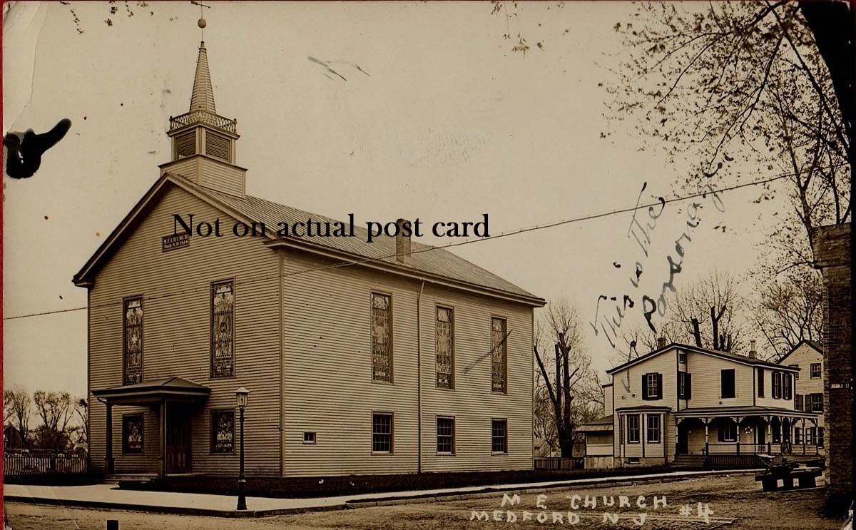 Medford - Methodist Episcopal Church and Parsonage - Postmarked 1912 - AA