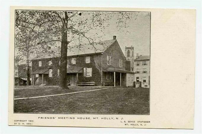 Mount Holly - Friends Meeting House - c 1910